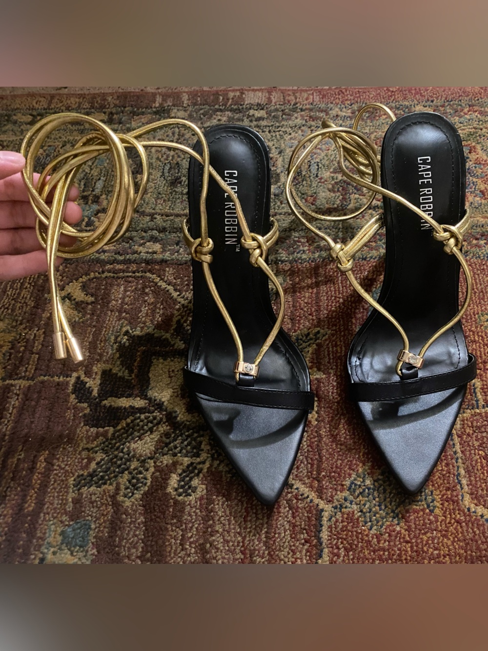 Cape Robbin Lace-Up Heels✨
